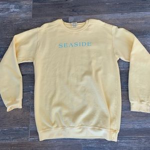 Seaside sweatshirt yellow size medium